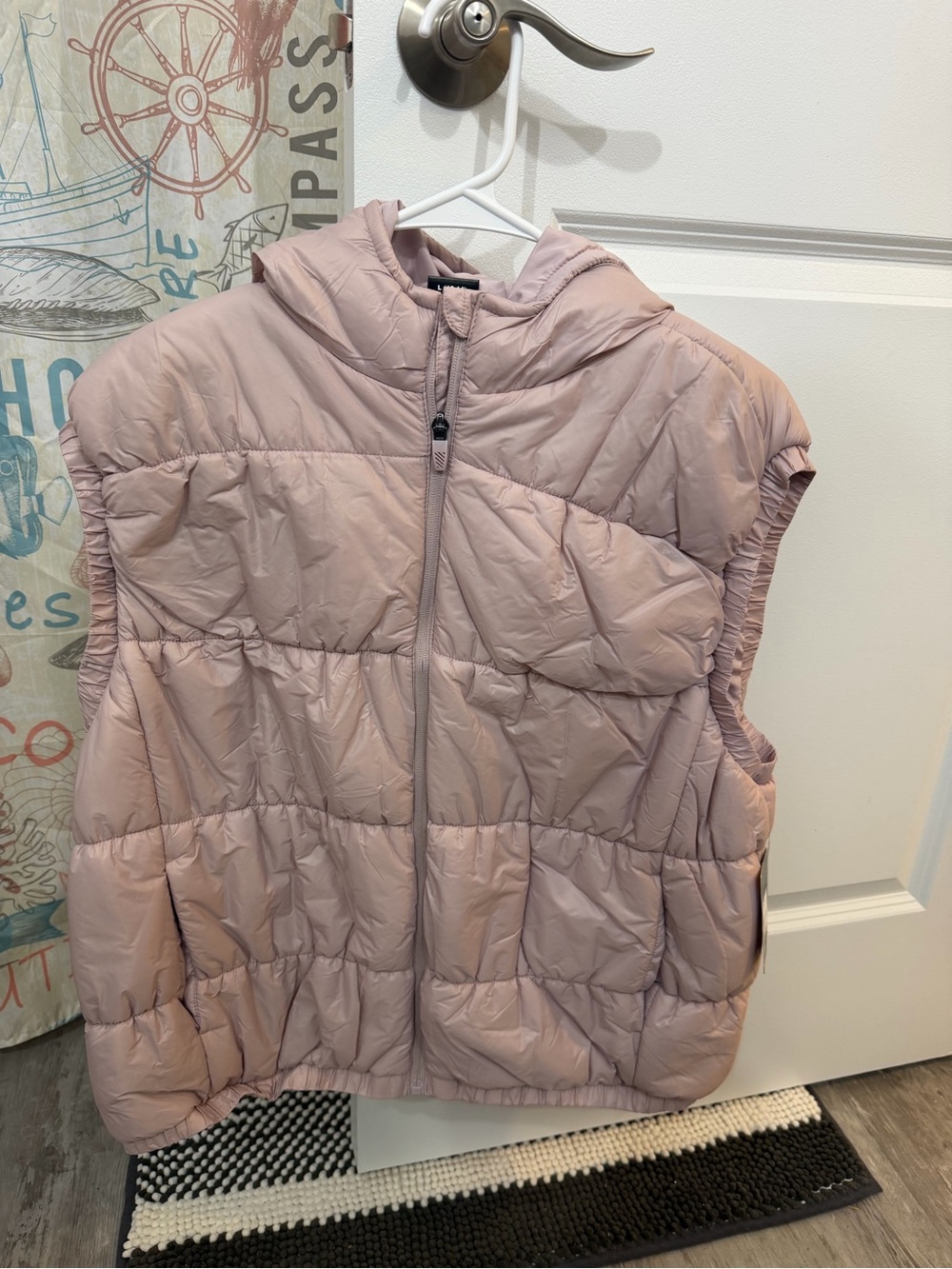 Avia Mauve Dream Quilted Vest - Light Mauve